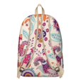 thumbnail image 3 of Paisley College School Backpack Bohemian, Chic Durable Daypack with Laptop Compartment, Multiple Pockets, Lightweight, Great Gift, 3 of 5