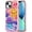 Day and Night, variant on for iPhone 13 Case Cute - Durable Shockproof 6.6 ft Drop Impact Phone Case - Funny Cherry Design (6.1") Glitter Pink