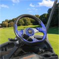 thumbnail image 7 of 10L0L Golf Cart Steering Wheel Fits Most EZGO, Club Car and Yamaha Golf Carts, Universal Golf Cart Accessories-Blue, 7 of 7
