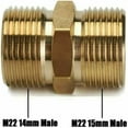 thumbnail image 3 of Allume M22 Washer Swivel Adapter Set 14mm 15mm Quick Connect To 1/4“ 3/8“ Accessory 14mm-15mm, 3 of 5