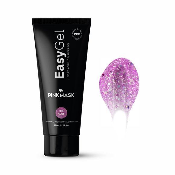 Gel constructor para uñas PINK MASK Easy Gel 60 g Pink Glam