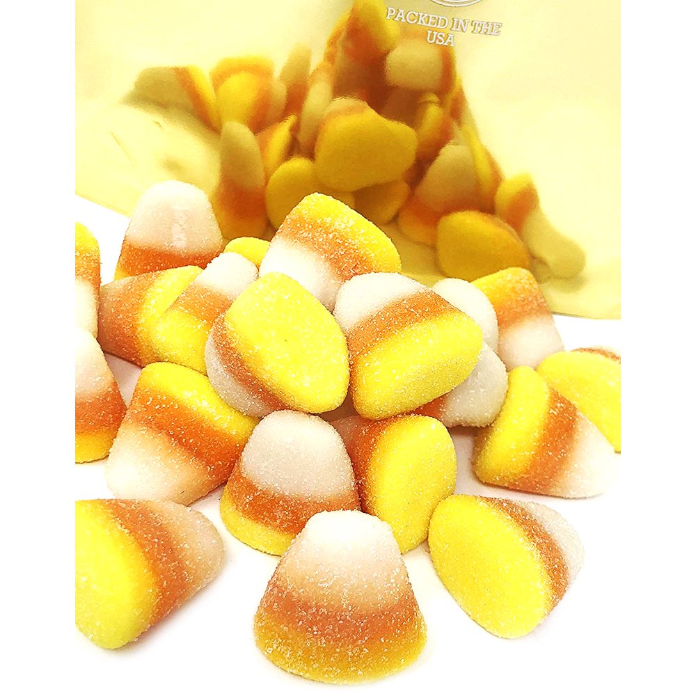 SweetGourmet Gummy Candy Corn Sugared Marshmallow Candy 3 Pounds