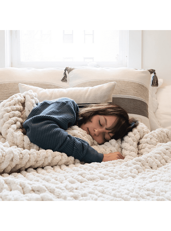 Chunky Knit Blankets in Bed Blankets - Walmart.com