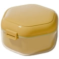 thumbnail image 1 of Denture Case - Bracket Case - Incl. Drip Tray - With Brush - Portable Dental Case - Plastic Denture Box - Mouth Guard Protective Case - Denture Case - Denture Storage - For - Brackets - Dentures -, 1 of 6