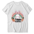 thumbnail image 1 of Camisetas de Manga Larga de las Mujeres, Impresión de Pascua Suelto Casual Cuello Redondo Suéter, 1 of 7