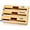 Natural, variant on NUBILY WrapNeat 3 in 1 Wrap Organizer with Cutter and Labels, Plastic Wrap, Aluminum Foil and Wax Bamboo Dispenser for Kitchen Storage Organization Holder for 12" Roll (Natural)