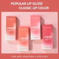 thumbnail image 2 of Juego de lápices labiales coreanos para mujer, Cosméticos de belleza, lápices labiales mate, resistentes al agua, de larga duración, la mejor tinte líquido para labios, 2 of 5