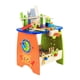 thumbnail image 2 of Juguetes de banco de herramientas de madera para niños, juego de juguetes de reparación para niños, juguete educativo multifuncional divertido DIY, 2 of 9
