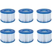 Volca Spares Hot Tub Filter Cartridge Size VI for Bestway, Lay-Z-Spa, Coleman SaluSpa 90352E 58323, 6 Pack
