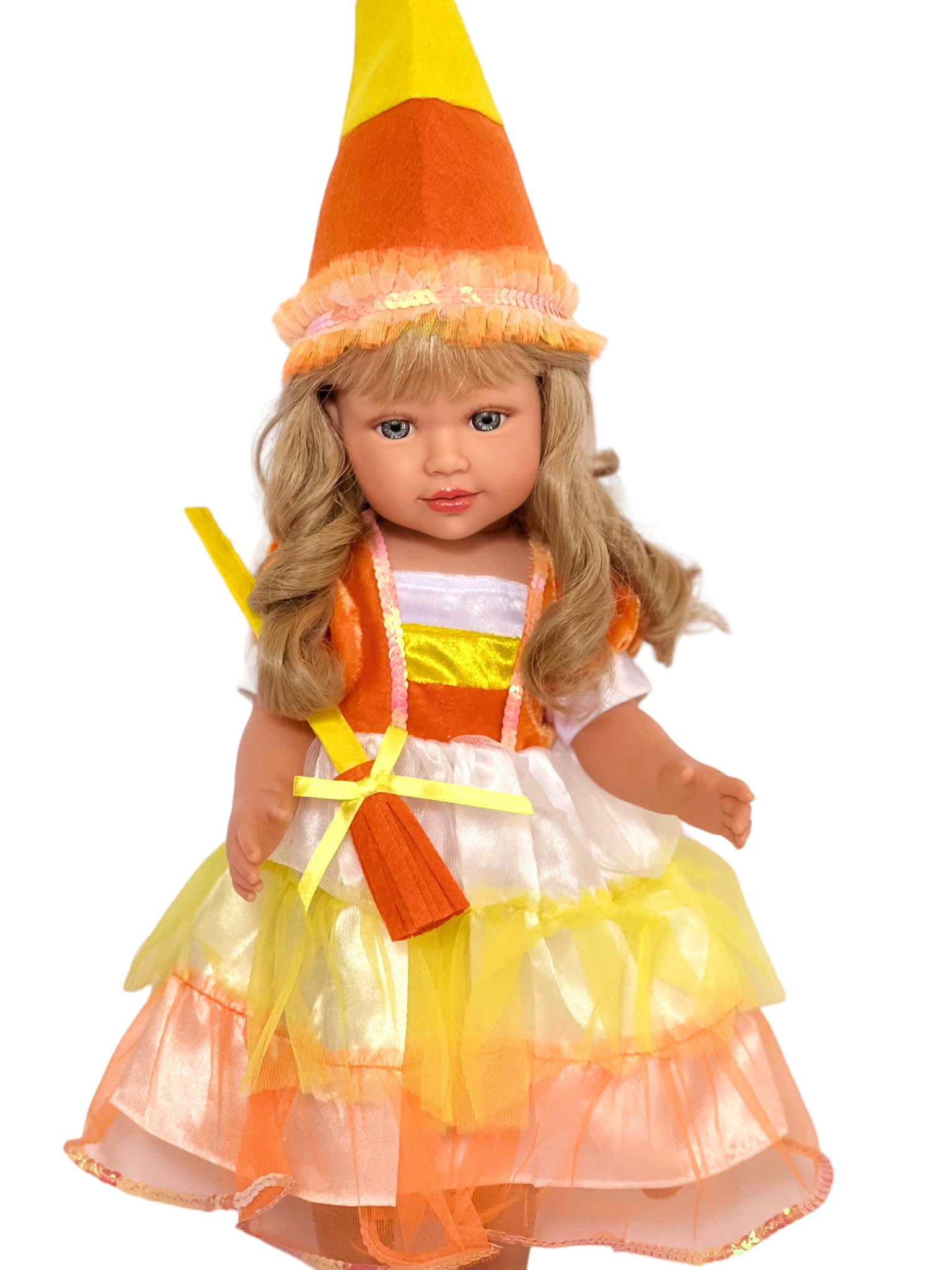 18 Inch Doll Clothes Candy Corn Witch Costume Fits 18 Inch Girl Dolls