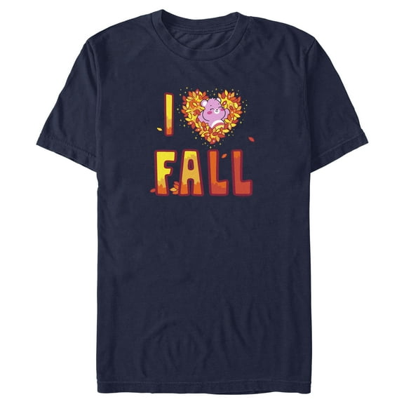 Men's Care Bears Cheer Bear Loves Fall  Graphic T-Shirt