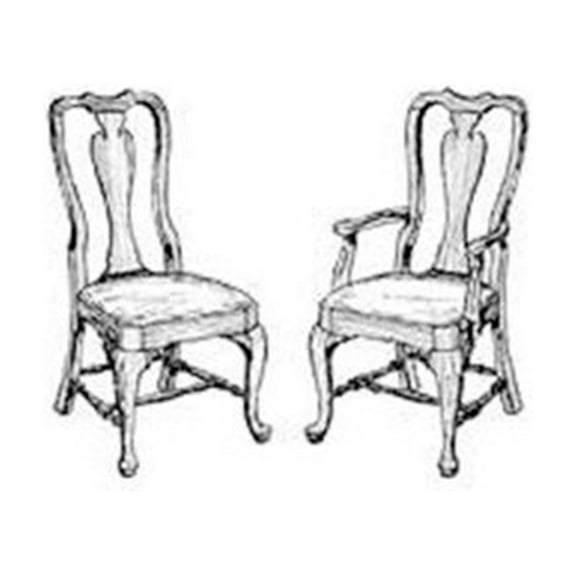 Woodcraft Project Paper Plan To Build Queen Anne Chair - Material Not Included