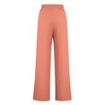thumbnail image 3 of Yufatyle Wide Leg Pants Women Solid Color Drawstring Elastic Waisted Loose Fit Sweatpants Trousers M, 3 of 4