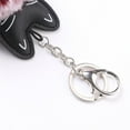thumbnail image 6 of Ayprnig Keychains For Backpacks Keychain Charms Car Keychain For Women 8CM Cute Cat Keychain Pendant Women Key Ring Holder Pompoms Key Chains Plush Keychain Pom Pom Keychain, 6 of 8