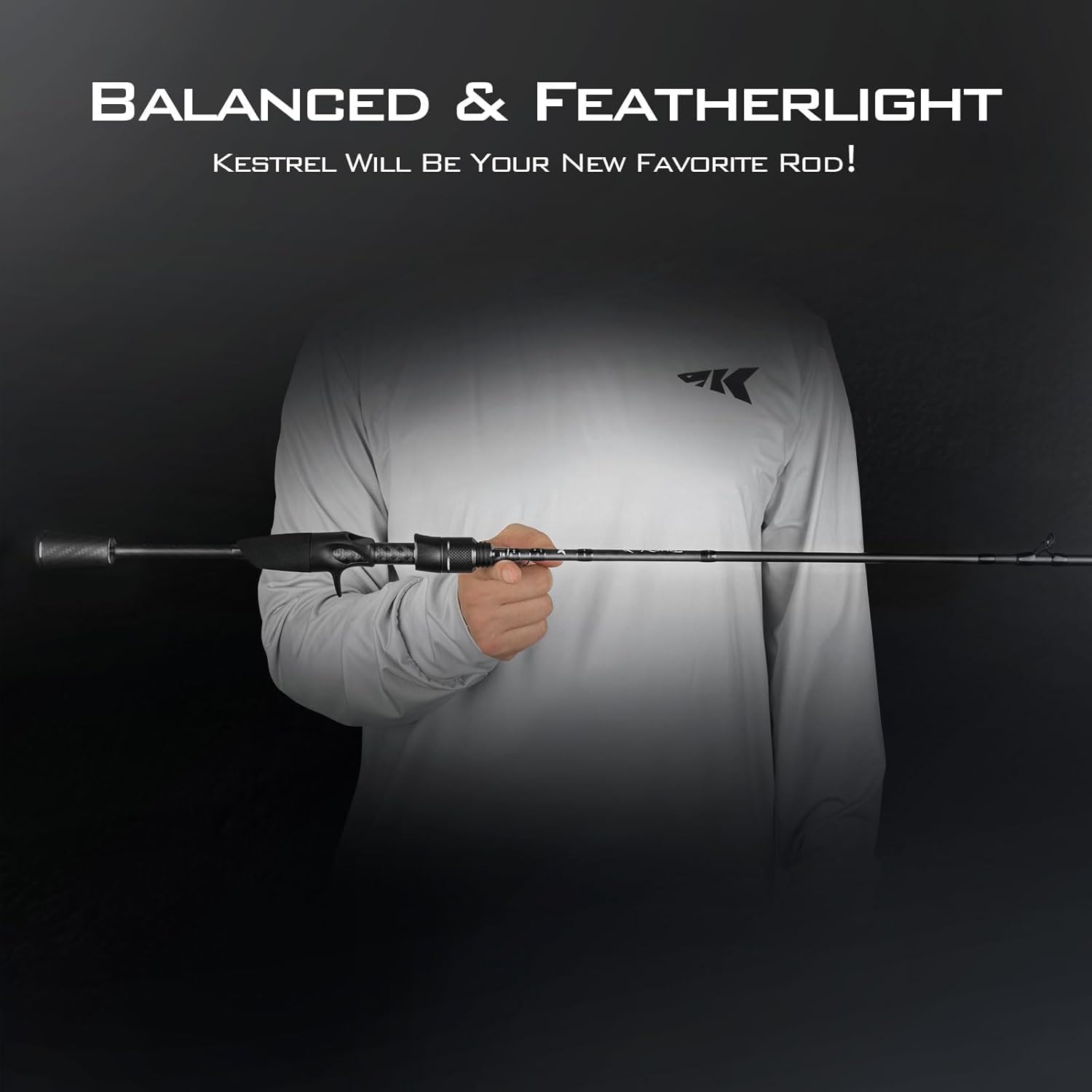 KastKingFishing Rod - IM8 Graphite Blanks, 8 Different Light & Ultralight Casting & Spinning Fishing Rods, 2 & 3 Piece Rods- Kestrel