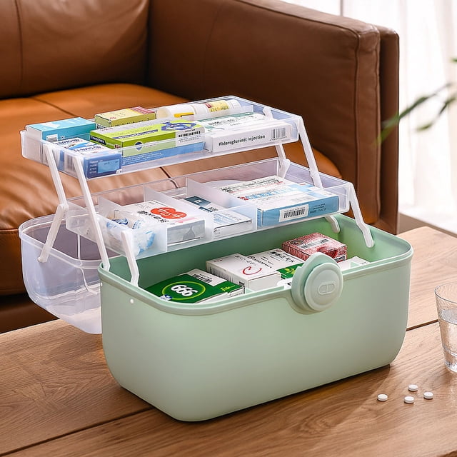 Caja Médica de Plástico BuyWeek para Almacenamiento de Medicamentos