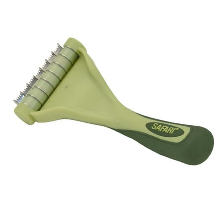 Coastal - Safari - Shed Magic De-Shedding Tool for Dogs with Short to Medium Hair, No Color, Large (6.375" L x 3" W)