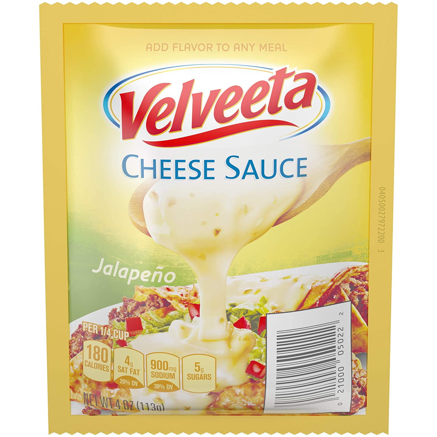 Velveeta Jalapeno Cheese Sauce (4 oz Pouch)