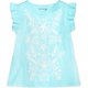 thumbnail image 1 of First Impressions Camiseta sin mangas con diseño de mariposa para niña, azul, 9 meses, 1 of 1