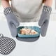 thumbnail image 3 of SZTXJ Oven Gloves and Pot Holders, Oven Gloves Heat Resistant Oven Gloves Up to 260C Non-Slip Barbecue Gloves with Cotton Lining for Cooking, Baking, 3 of 5