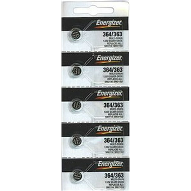 Energizer Batteries 364/363 (SR621W, SR621SW) Silver Oxide Watch