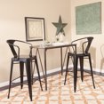 thumbnail image 2 of OSP Home Furnishings Patterson Stool in Black 2-Pack, 2 of 2