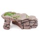 thumbnail image 3 of Decoración de rampa de tortuga amarilla clara, adorno de plataforma para tomar el sol para tanque de acuario, 3 of 4