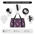 thumbnail image 4 of Kdxio Snake And Flower Travel Duffel Bag Gym Bag Weekender Travel Bag Gym Bag for Women &Men Airplane Travel Essentials for Flying, 4 of 7
