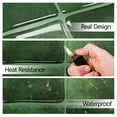 thumbnail image 2 of VANCORE Peel and Stick Backsplash Tiles - 10 Pack Four Square Matte Green Decorative Wall Panels, 9”x9”, 2 of 9