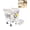 White+Gray-B, variant on Pet Water Dispenser with Large Capacity, Automatic Gravity Water Bowl for Dogs & Cats, Indoor Outdoor Use