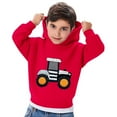 thumbnail image 5 of Frostluinai Cute Hoodies for Teen Girls Kids Graphic Pullover Long Sleeve Cute Print Sweatshirts Casual Loose Fleece Hoodies for Toddler, 5 of 6