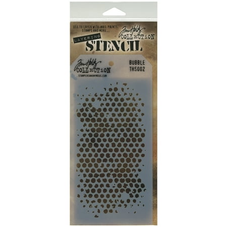 UPC: 0794504707755 | Tim Holtz Layered Stencil 4.125 X8.5 -Bubble