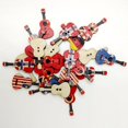 thumbnail image 3 of 100pcs Novedad Forma de Guitarra Botones de Handcrafts para Coser Scrapbooking, 3 of 6