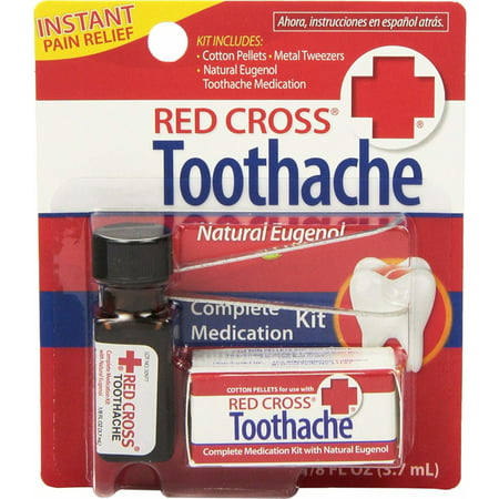 Red Cross Toothache Complete Medication Kit 0.12oz