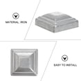 thumbnail image 6 of 12 Pcs Fence Post Caps Replacement Accessory Railing Iron Sheet, 6 of 6