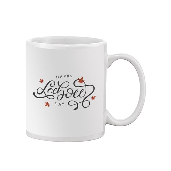 Labour Day Calligraphic Noir Mug - Image by Shutterstock,