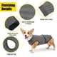 thumbnail image 3 of Abrigo de lana para perros, chaqueta para mascotas, clima frío reflectante para mascotas extragrandes a pequeñas MFZFUKR L, 3 of 6