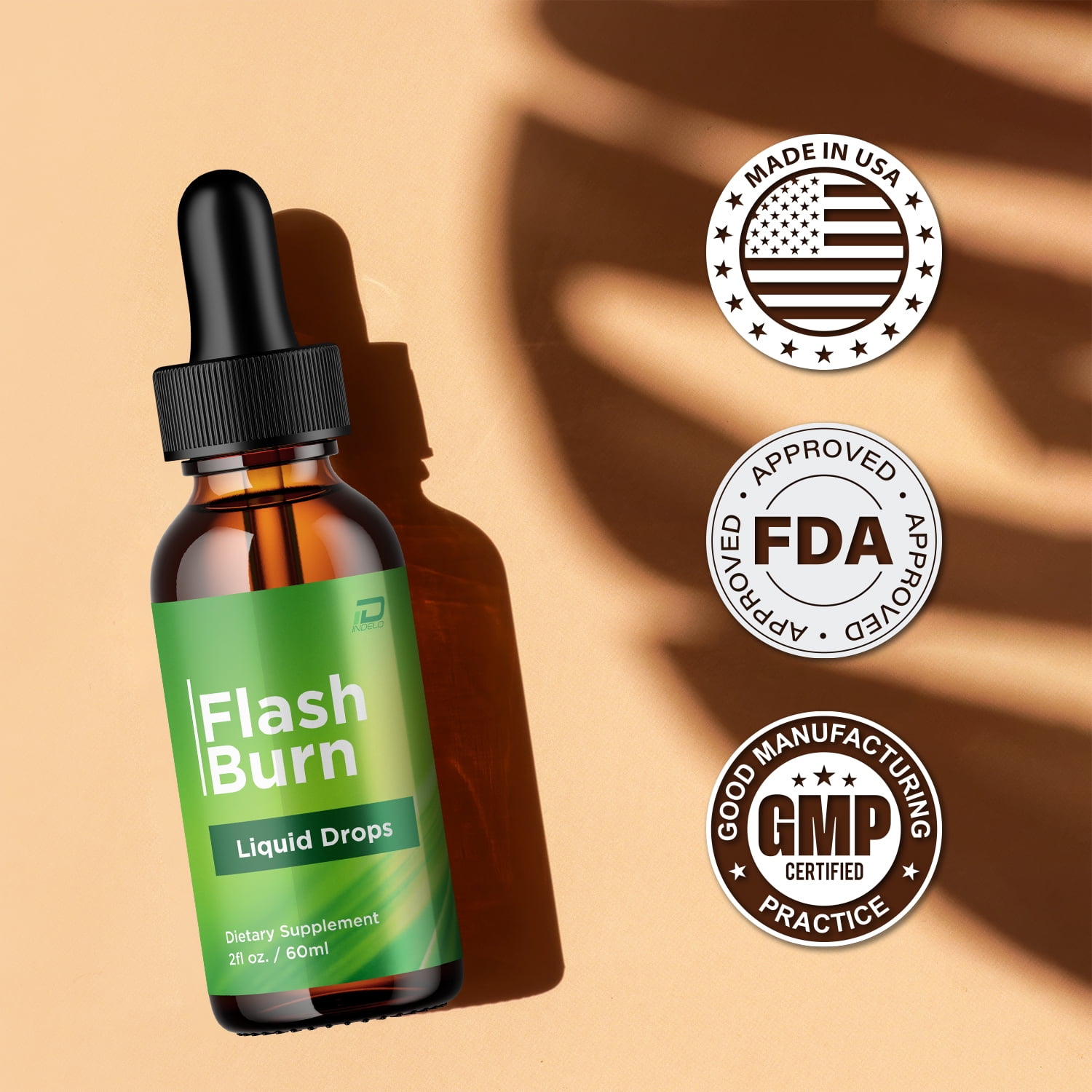 Flash Burn Drops Healthy Formula - FlashBurn Liquid All Natural Healthy Levels, Extra Strength, Flash Burn Reviews, 3 Pack, 3 Month Supply