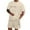 Beige, variant on Men's Suits Slim Fit 2 Piece Suit Set for Men Business Formal Wedding Tuxedo One Button Jacket with Flat Front Pants Solid Color Party Dress Suit