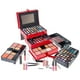 thumbnail image 1 of Set de maquillaje SHANY All In One con caja de almacenamiento reutilizable, color rojo, 1 of 7