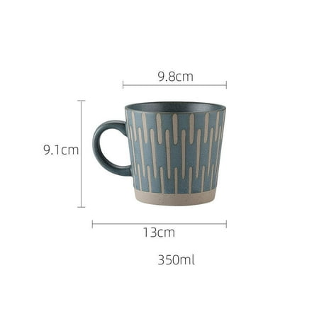 

Livesture Stoneware Mug Coffee Cup Couple Water Cup 7style 350ml