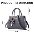 thumbnail image 2 of Bolsos para mujer Moda Señoras Monederos PU Cuero Satchel Hombro Tote Bolsas, 2 of 5
