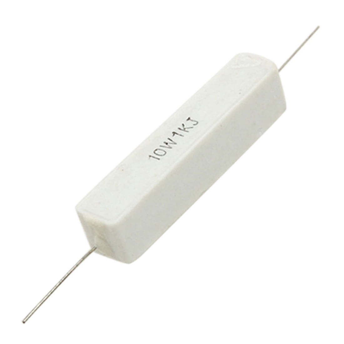 uxcell 10W 1k Ohm Power Resistor Ceramic Cement Resistor Axial Lead 10 Pcs White 