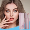thumbnail image 5 of 3 Color Matte Gradient Glitter Eyeshadow Stick, Cream Blendable Metallic Shimmer Eye Shadow Pencil, Natural Long-Lasting Eye Makeup Pen for Daily Makeup, Portable Glitter shadow for Women, 5 of 6