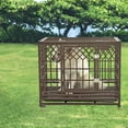 thumbnail image 3 of SMONTER Heavy Duty Dog Crate, Y Shape, Metal Kennel for Large Dogs, 3 of 7