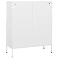 thumbnail image 3 of vidaXL Armoire de Rangement Blanche 80x35x101,5 cm Acier, 3 of 5