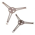 thumbnail image 1 of Shisuyan Microwave Plate Support Stand Coffee Plastic 2Pcs 3.5x3.5in, 1 of 8