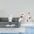 thumbnail image 2 of Escultura De Elefantes Con Gesto De La Mano Haciendo El Gesto De La Roca. Manualidades Creativas Con Gestos De Animales Para Decorar Apartamentos, Dormitorios, Restaurantes, Salas De Estar Y, 2 of 8
