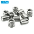 thumbnail image 3 of Uxcell Thread Adapters Sleeve Reducing Nut 10pcs M14x2 Male to M10x1.5 Female Repairing Insert Nut 16mm, 3 of 6
