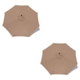 thumbnail image 3 of Advancent Paraguas de jardín impermeable Patio reemplazo poliéster paraguas al aire libre sombrilla cubierta de dosel Type2 NO2, 3 of 6